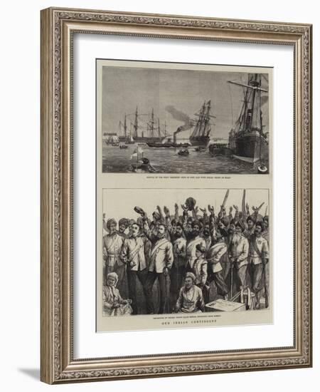 Our Indian Contingent-William Edward Atkins-Framed Giclee Print