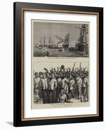 Our Indian Contingent-William Edward Atkins-Framed Giclee Print