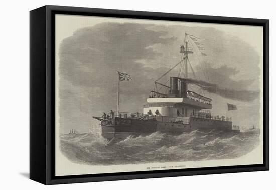 Our Ironclad Fleet, HMS Devastation-Edwin Weedon-Framed Premier Image Canvas