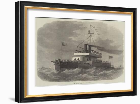 Our Ironclad Fleet, HMS Devastation-Edwin Weedon-Framed Giclee Print