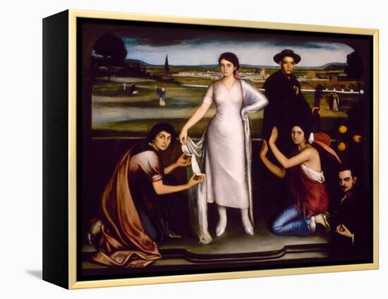 Our Lady of Andalucia, 1907-Julio Romero de Torres-Framed Premier Image Canvas