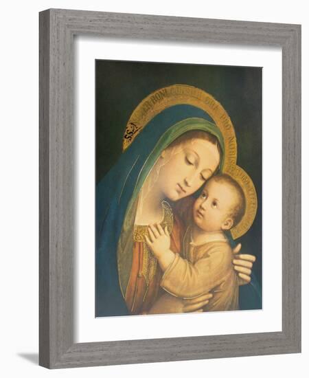 Our Lady of Good Counsel-Pasquale Sarullo-Framed Art Print