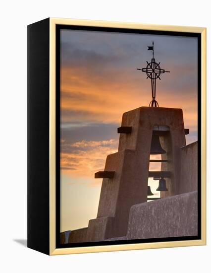 Our Lady of Guadalupe Catholic Church, Taos, New Mexico, United States of America, North America-Richard Cummins-Framed Premier Image Canvas