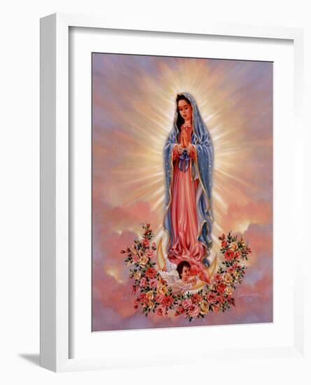 Our Lady Of Guadalupe-Dona Gelsinger-Framed Art Print