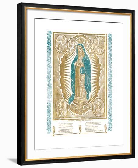 Our Lady of Guadalupe-Jose Guadalupe Posada-Framed Premium Giclee Print