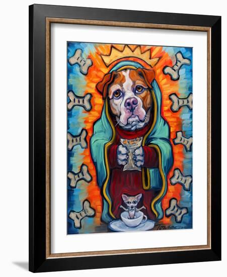 Our Lady of Perpetual Dog Biscuits-Connie R. Townsend-Framed Art Print