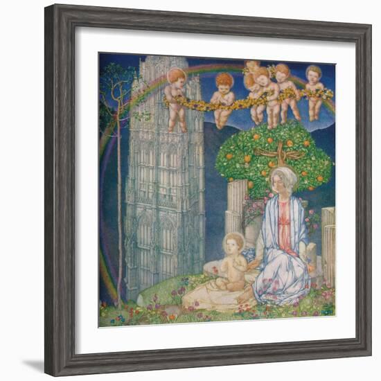 Our Lady of Promise', c1918, (1919)-Edward Reginald Frampton-Framed Giclee Print