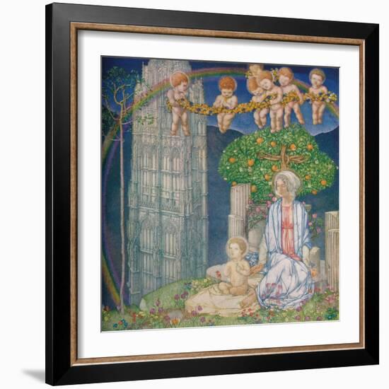 Our Lady of Promise', c1918, (1919)-Edward Reginald Frampton-Framed Giclee Print