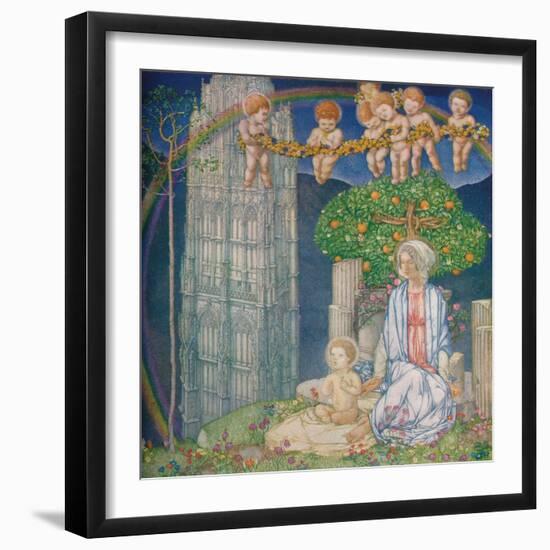 Our Lady of Promise', c1918, (1919)-Edward Reginald Frampton-Framed Giclee Print