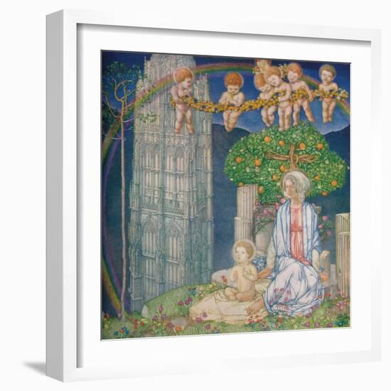 Our Lady of Promise', c1918, (1919)-Edward Reginald Frampton-Framed Giclee Print