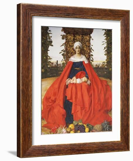 Our Lady of the Fruits of the Earth-Frank Cadogan Cowper-Framed Giclee Print