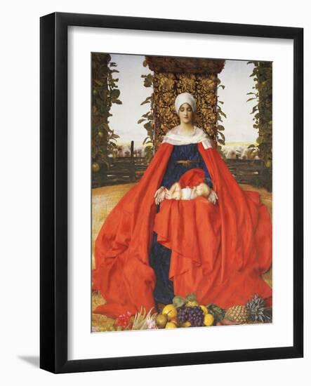 Our Lady of the Fruits of the Earth-Frank Cadogan Cowper-Framed Giclee Print