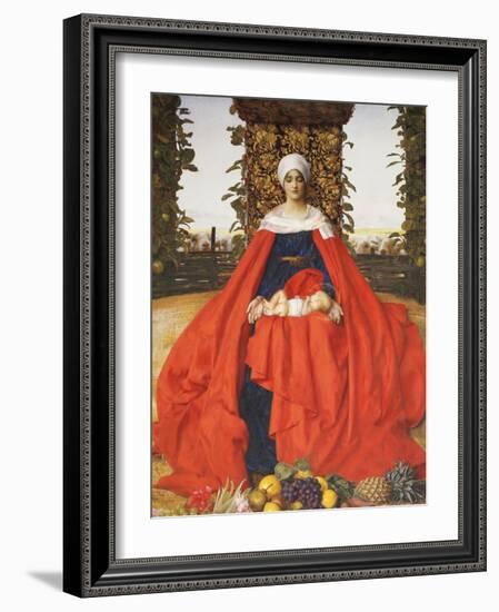 Our Lady of the Fruits of the Earth-Frank Cadogan Cowper-Framed Giclee Print