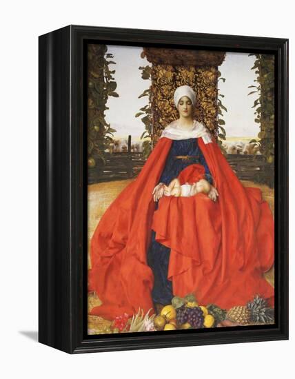 Our Lady of the Fruits of the Earth-Frank Cadogan Cowper-Framed Premier Image Canvas
