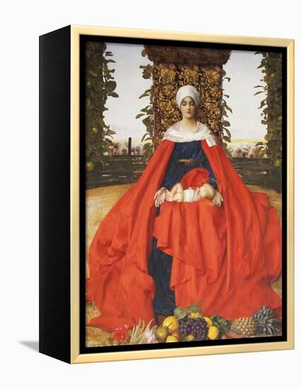 Our Lady of the Fruits of the Earth-Frank Cadogan Cowper-Framed Premier Image Canvas