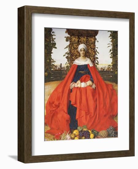 Our Lady of the Fruits of the Earth-Frank Cadogan Cowper-Framed Giclee Print