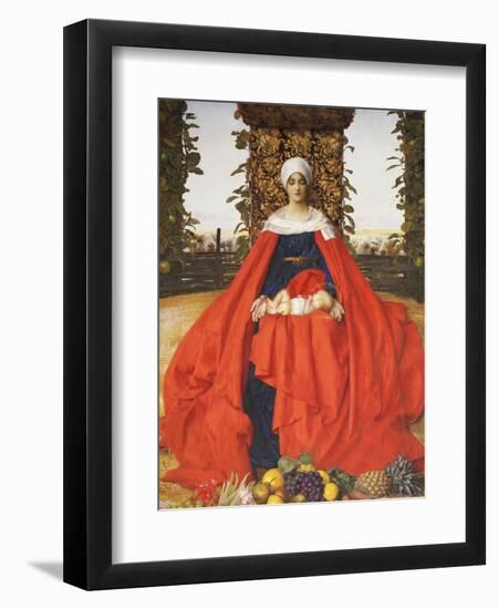 Our Lady of the Fruits of the Earth-Frank Cadogan Cowper-Framed Giclee Print