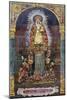 Our Lady of the Pillar, Decorative Tiles, Seville, Andalusia, Spain-null-Mounted Giclee Print