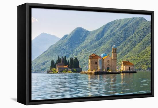 Our Lady of the Rocks, an artificial island, the Roman Catholic Church of Our Lady of the Rocks-Keren Su-Framed Premier Image Canvas