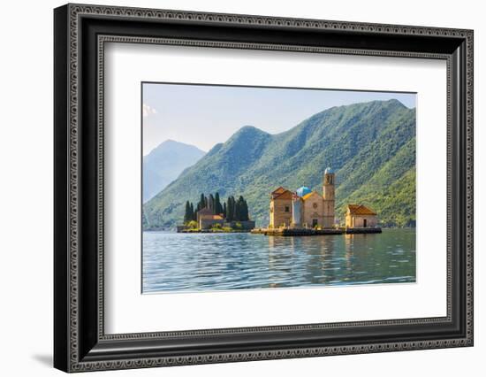 Our Lady of the Rocks, an artificial island, the Roman Catholic Church of Our Lady of the Rocks-Keren Su-Framed Photographic Print