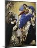 Our Lady of the Rosary, 1657-Luca Giordano-Mounted Giclee Print