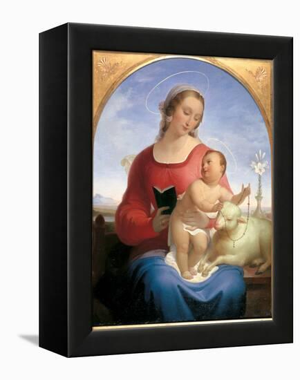 Our Lady of the Rosary-Tommaso Minardi-Framed Premier Image Canvas