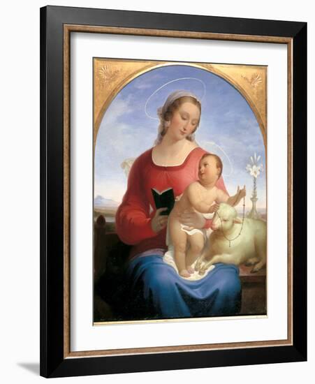 Our Lady of the Rosary-Tommaso Minardi-Framed Giclee Print