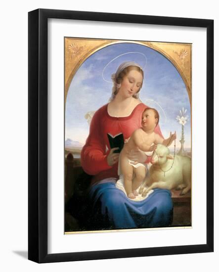 Our Lady of the Rosary-Tommaso Minardi-Framed Giclee Print