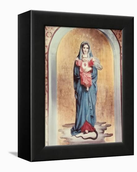 Our Lady of the Sacred Heart-Antonio Ciseri-Framed Premier Image Canvas