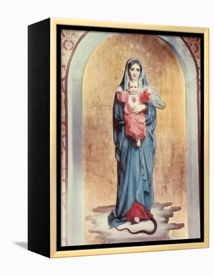 Our Lady of the Sacred Heart-Antonio Ciseri-Framed Premier Image Canvas