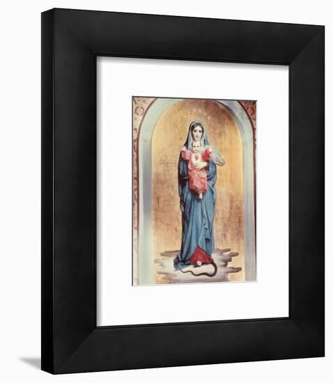Our Lady of the Sacred Heart-Antonio Ciseri-Framed Premium Giclee Print
