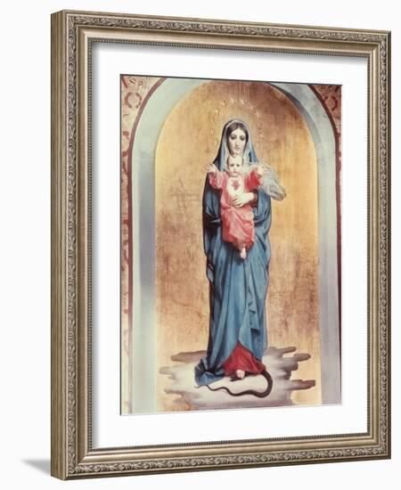 Our Lady of the Sacred Heart-Antonio Ciseri-Framed Giclee Print