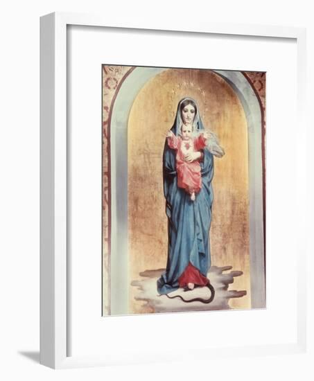 Our Lady of the Sacred Heart-Antonio Ciseri-Framed Giclee Print