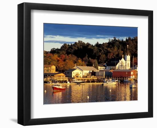 Our Lady Queen of Peace Catholic Church, Boothbay Harbor, Maine, USA-Jerry & Marcy Monkman-Framed Photographic Print