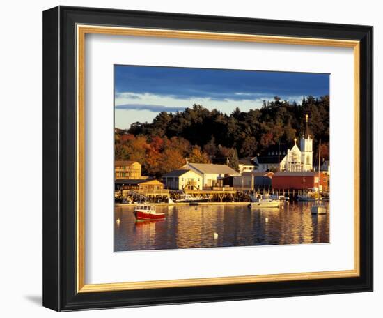 Our Lady Queen of Peace Catholic Church, Boothbay Harbor, Maine, USA-Jerry & Marcy Monkman-Framed Photographic Print