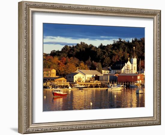 Our Lady Queen of Peace Catholic Church, Boothbay Harbor, Maine, USA-Jerry & Marcy Monkman-Framed Photographic Print