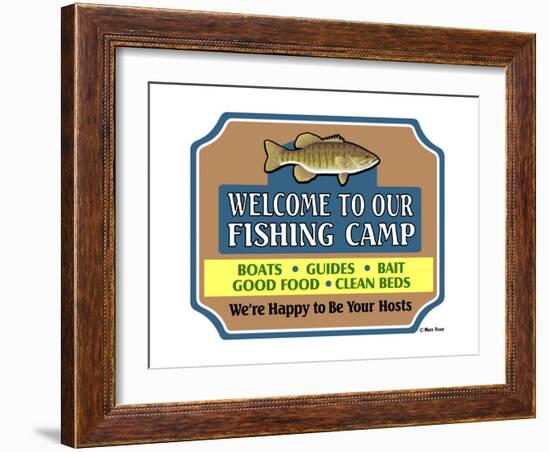 Our Lake Fish Camp-Mark Frost-Framed Giclee Print
