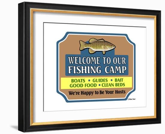 Our Lake Fish Camp-Mark Frost-Framed Giclee Print