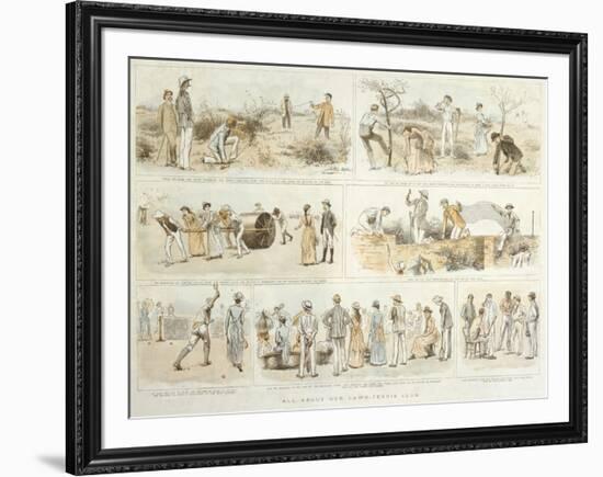 Our Lawn Tennis Club-The Vintage Collection-Framed Premium Giclee Print