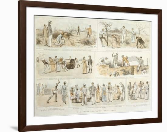 Our Lawn Tennis Club-The Vintage Collection-Framed Premium Giclee Print