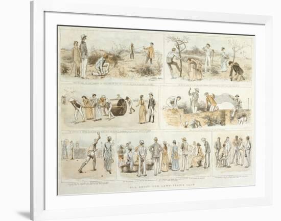 Our Lawn Tennis Club-The Vintage Collection-Framed Premium Giclee Print