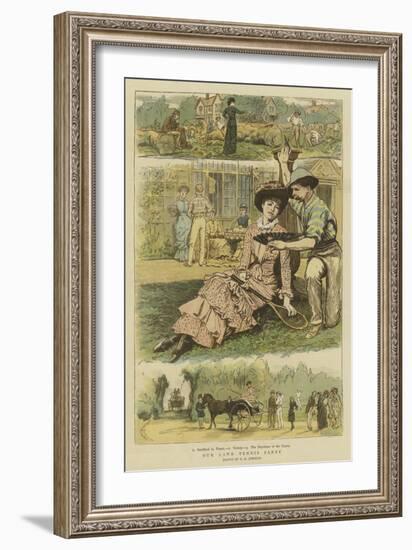 Our Lawn Tennis Party-Edward Killingworth Johnson-Framed Giclee Print