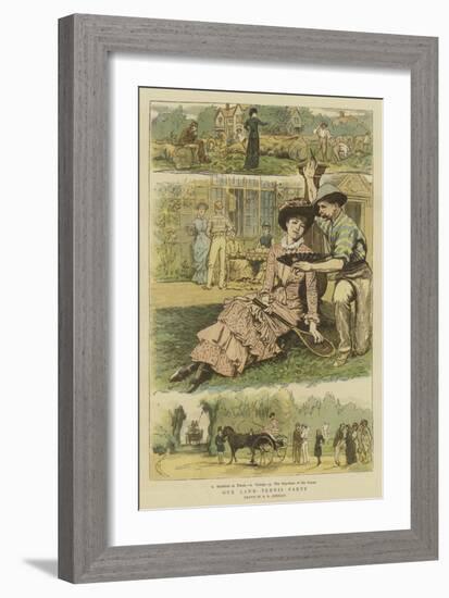 Our Lawn Tennis Party-Edward Killingworth Johnson-Framed Giclee Print