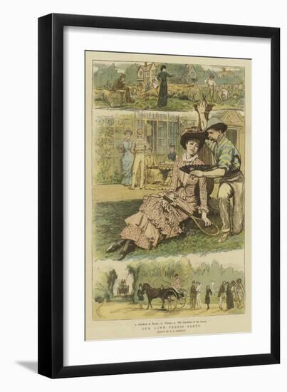 Our Lawn Tennis Party-Edward Killingworth Johnson-Framed Giclee Print