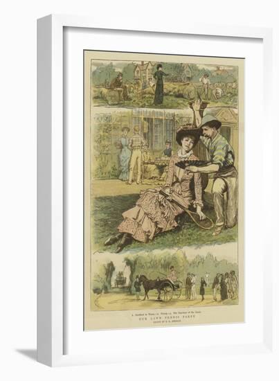 Our Lawn Tennis Party-Edward Killingworth Johnson-Framed Giclee Print