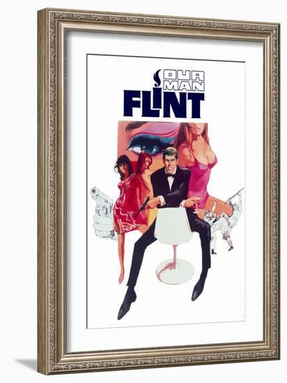 Our Man Flint, 1966-null-Framed Art Print