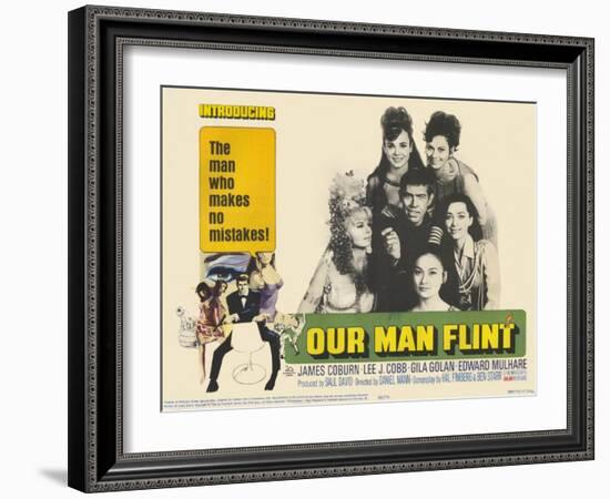 Our Man Flint, 1966-null-Framed Art Print