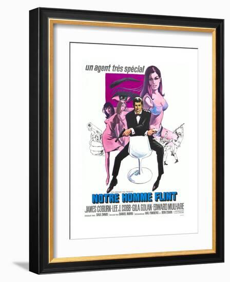 OUR MAN FLINT (aka NOTRE HOMME FLINT)-null-Framed Art Print