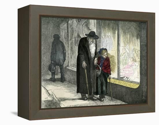 Our Mutual Friend by Dickens-Hablot Knight Browne-Framed Premier Image Canvas