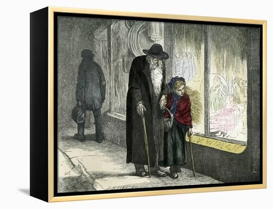 Our Mutual Friend by Dickens-Hablot Knight Browne-Framed Premier Image Canvas